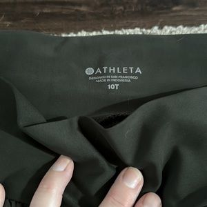 Athleta hunter green joggers cargo pants size 10T